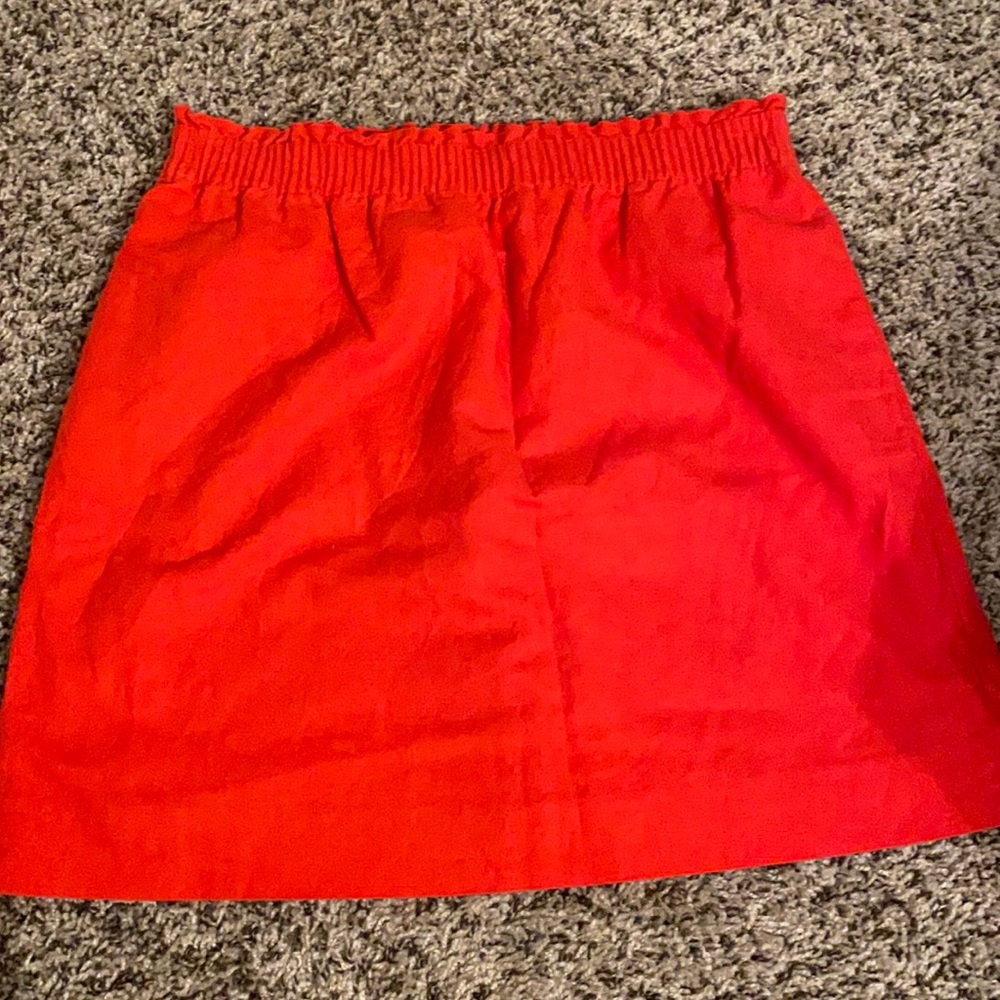 Red skirt